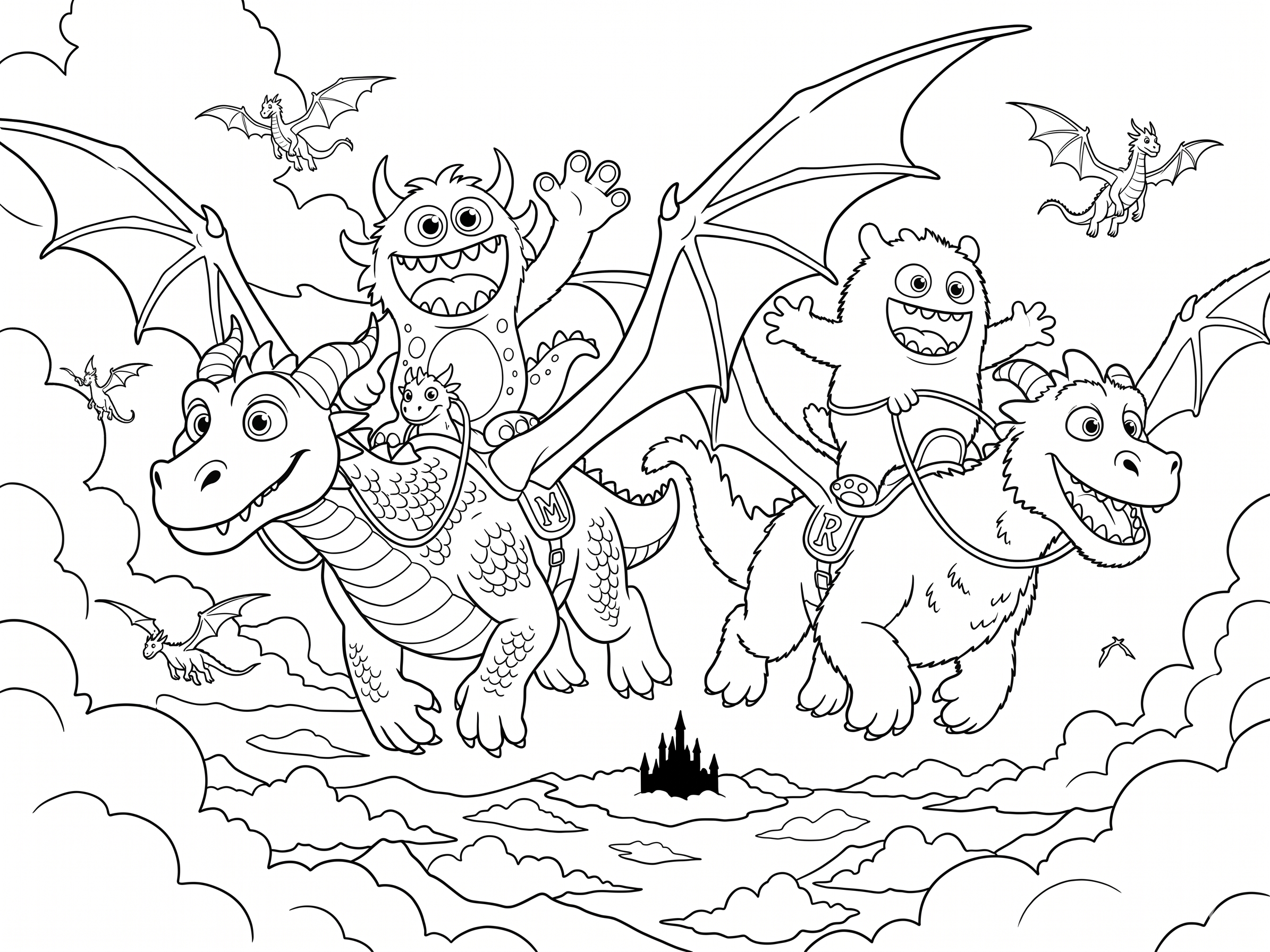 flying dragons